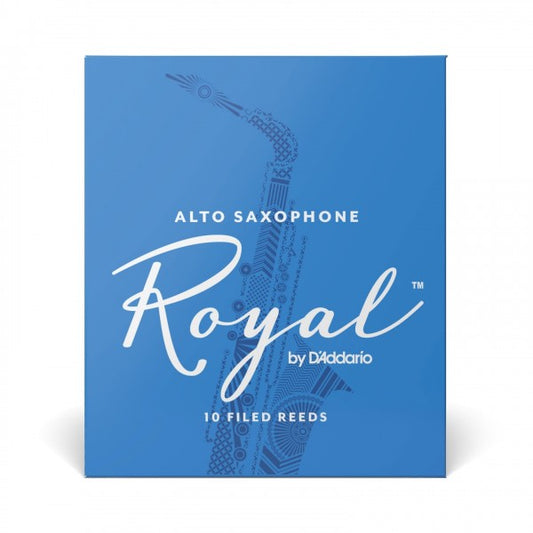 Rico Royal by D'Addario Alto Sax Reeds, Strength 1.5, 10-pack