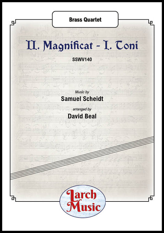 Magnificat I. Toni - Brass Quartet Full Score & Parts - LM296