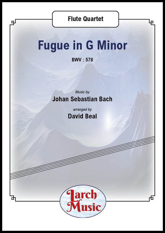 Fugue in G Minor - Flute Quartet - LM388