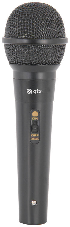 QTX Dynamic Microphone - Black
