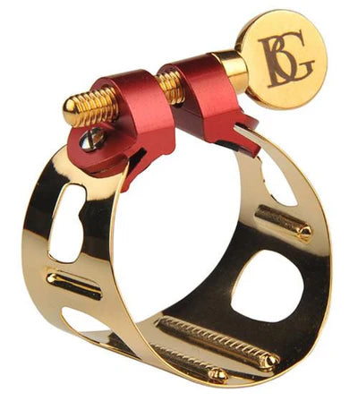 BG Bb Clarinet / Alto Saxophone Ligature - LD0 Duo Gold Lacquered