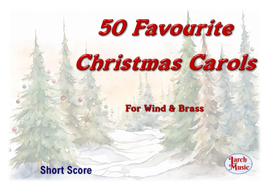 50 Favourite Christmas Carols - A4 Larger Print Size - BRASS BAND SET