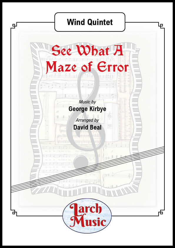 See What A Maze of Error - Wind Quintet - LM383