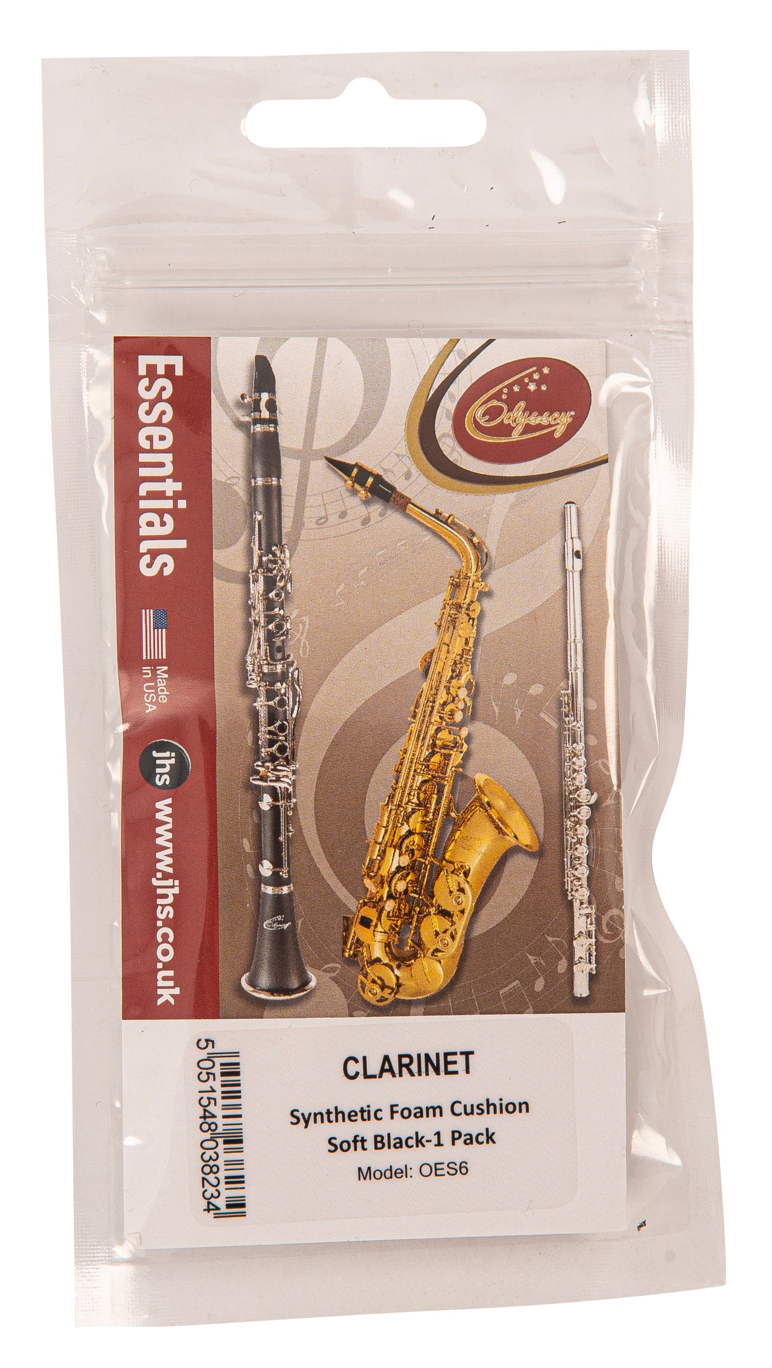 Odyssey Essentials Synthetic Foam Cushion ~ Clarinet