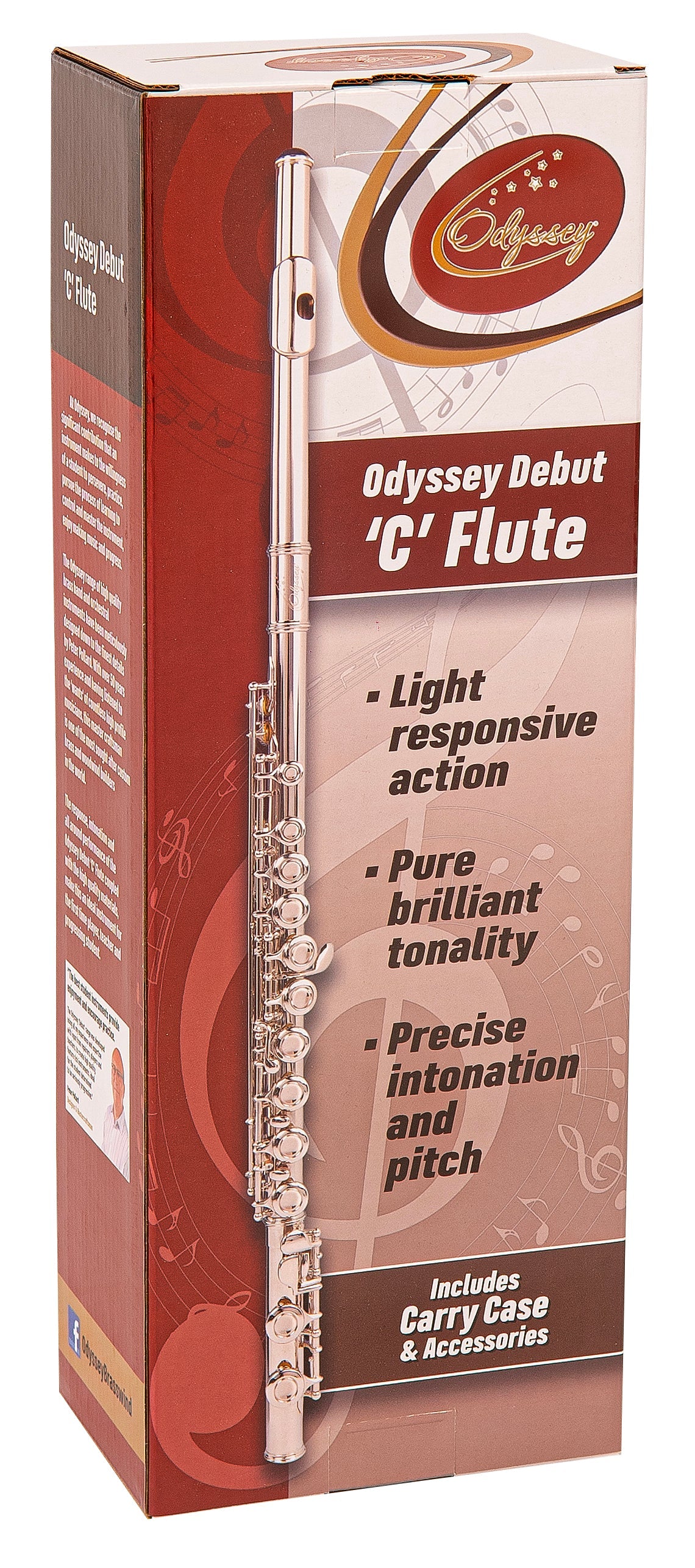 Odyssey Debut Closed Hole 'C' Flute Outfit