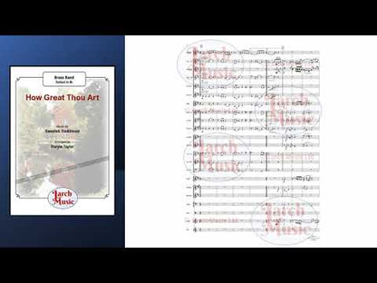 How Great Thou Art - Bb Soloist & Brass Band - LM292