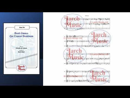 Beati Omnes Qui Timent Dominum - Brass Trio - LM978