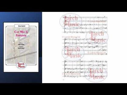 Cor Mio & Fantasia - Brass Quintet Full Score & Parts - LM232