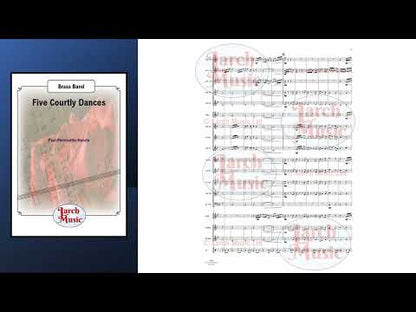 Five Courtly Dances - Brass Band - LM697