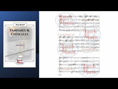 Fanfares & Chorales - Brass Quintet Full Score & Parts - LM594