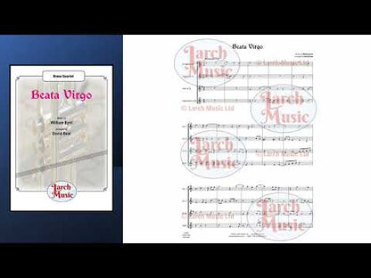 Beata Virgo - Brass Quartet Full Score & Parts - LM989
